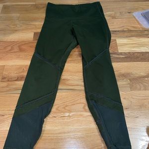 Army green leggings